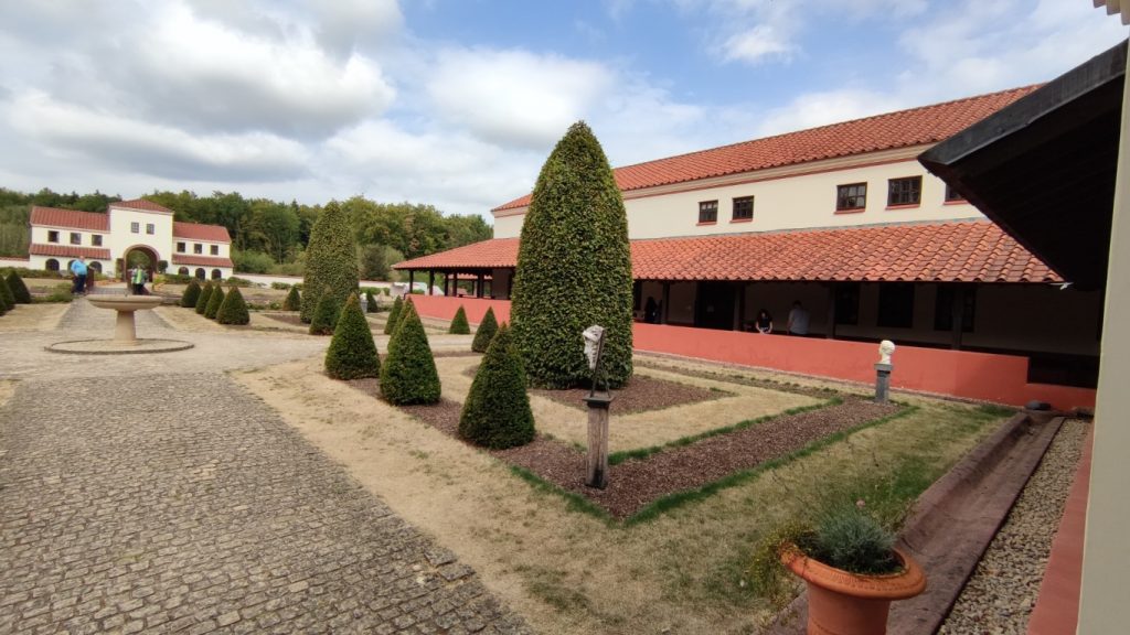Gartenanlage der Villa Borg